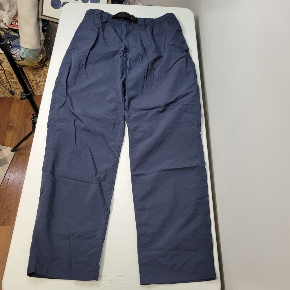 TravelSmith Womens Regular Large Blue Nylon Hiking Travel Pants 7202